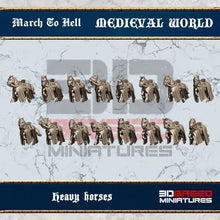 Load image into Gallery viewer, KNIGTHS ON HORSE 01 15mm