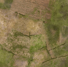 Load image into Gallery viewer, Fleece Battlemat 6x4 Fields of Glory