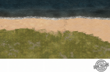 Load image into Gallery viewer, Fleece Battlemat 6x4 Normandy 2.0