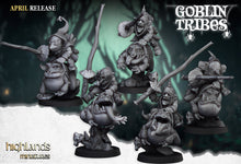 Load image into Gallery viewer, Swamp Goblins Frog Riders and Frog Riders with sticks