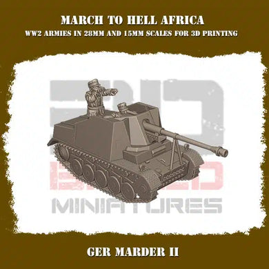 German Afrika Korps Marder II 15mm