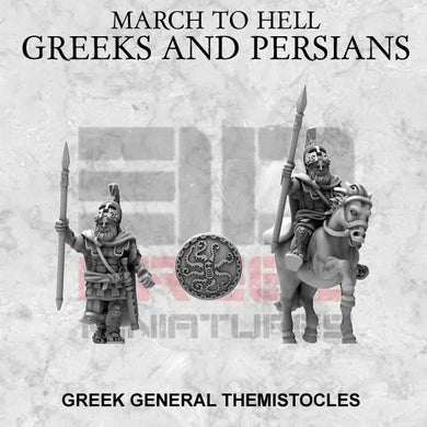 Greek Army General Themistocles 15mm