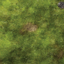 Load image into Gallery viewer, Fleece Battlemat 6x4 Grassy Hill