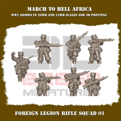 French Foreign Legion Rifles 15mm