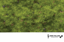 Load image into Gallery viewer, Fleece Battlemat 6x4 Grassy Hill