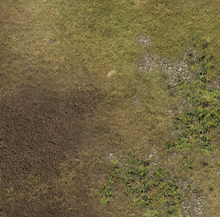 Load image into Gallery viewer, Fleece Battlemat 6x4 Muddy plains
