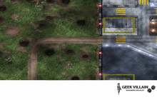 Load image into Gallery viewer, Fleece Battlemat 6x4 The Outpost