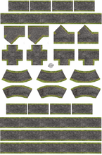 Load image into Gallery viewer, Self cut out - Cobblestone Roads 10cm wide
