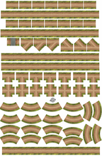 Load image into Gallery viewer, Self cut out - Grass Roads 6cm wide