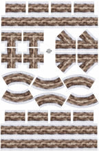 Load image into Gallery viewer, Self cut out - Winter Roads 10cm wide