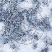 Load image into Gallery viewer, Fleece Battlemat 6x4 Frozen City