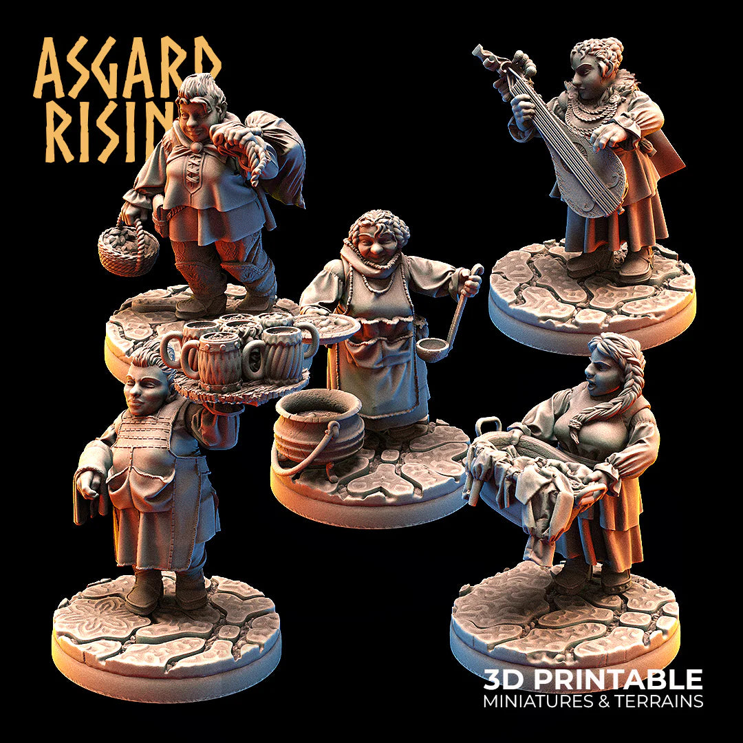 Dwarven Townsfolk - Female
