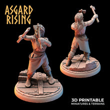 Load image into Gallery viewer, VIKINGS - Female Archers Ax Throwers Modular Warband