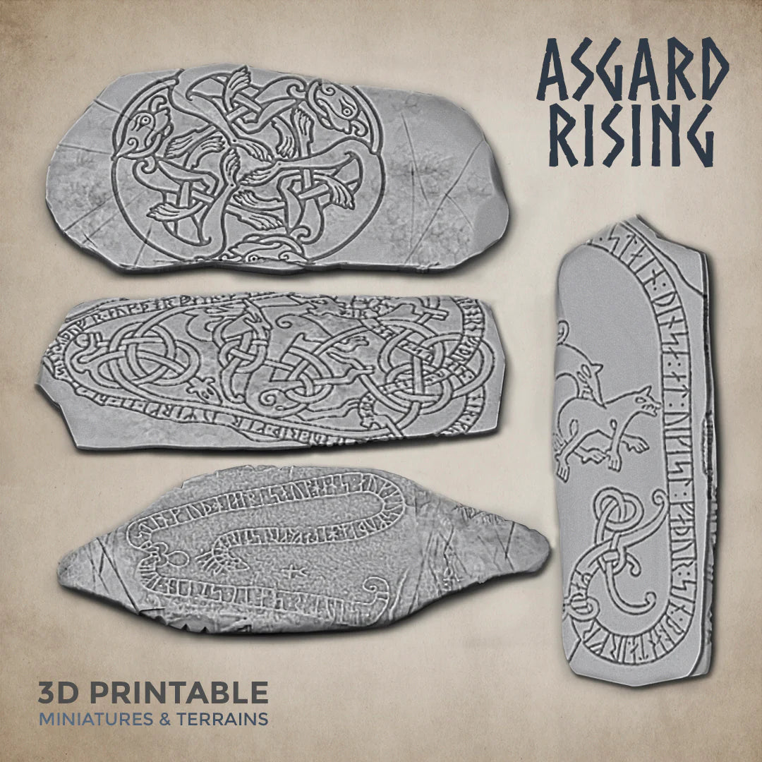 Runic Graves Slabs