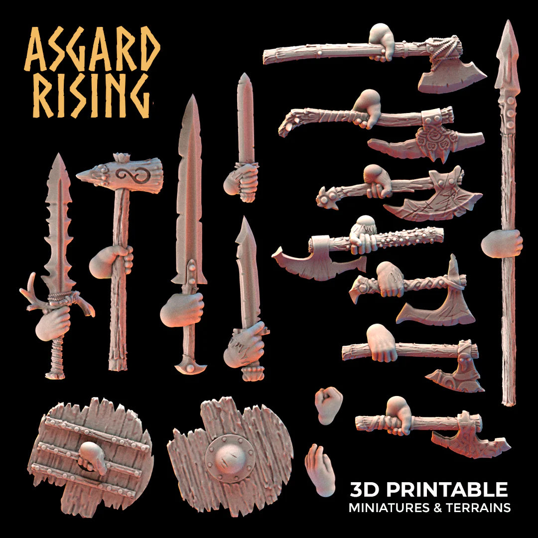 VIKINGS - WEAPONS SET vol2