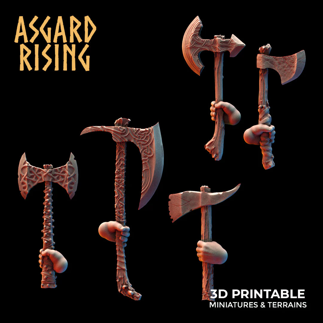 VIKINGS - AXES WEAPON SET