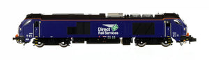 2D-022-010 N Gauge Class 68 Class 68 68026 DRS Plain Blue