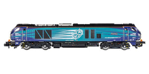 2D-022-012 N Gauge Class 68 Fearless 68016 DRS Compass