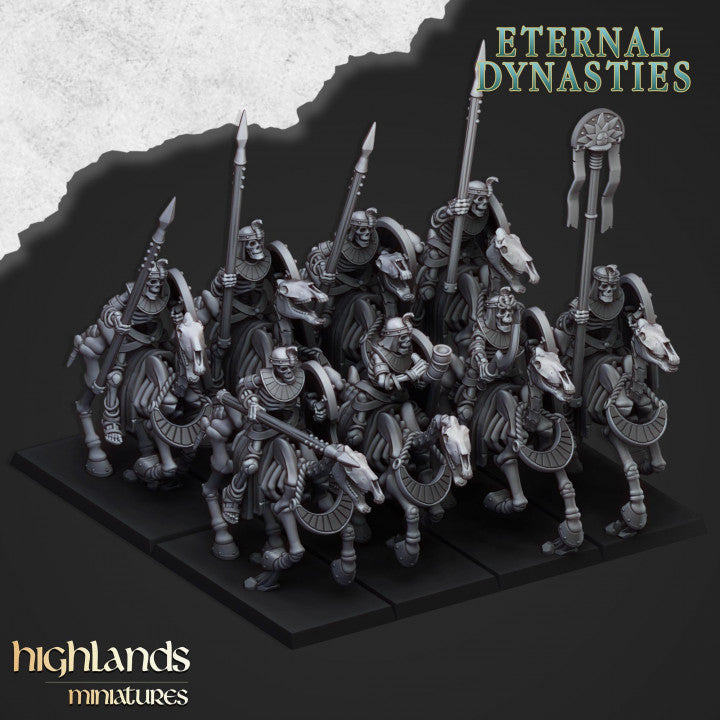 Eternal Dynasties Ancient Skeletal Cavalry with Spears