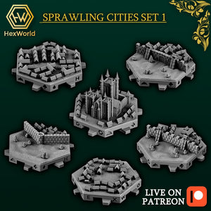 Sprawling Cities Set 1