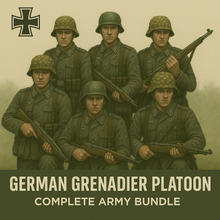 Load image into Gallery viewer, German Grenadier Platoon – Complete Chain of Command Army Bundle