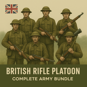 British Rifle Platoon – Complete Chain of Command Army Bundle