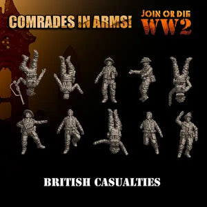 BRITISH ARMY CASUALTIES 28MM