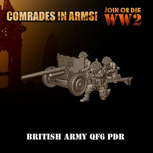 BRITISH ARMY QF6 PDR 28MM