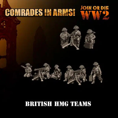 BRITISH ARMY HMG TEAMS 28MM