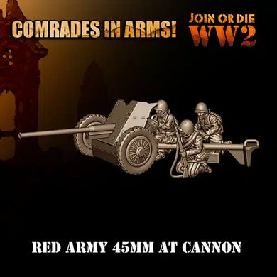 RED ARMY 45MM AT CANNON 28MM