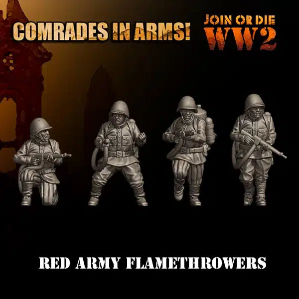 RED ARMY FLAMETHROWERS 28MM