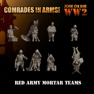 RED ARMY MORTAR TEAMS 28MM