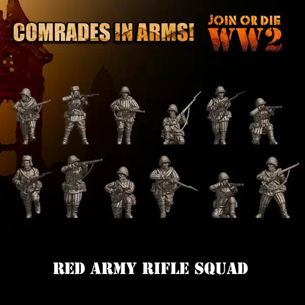 RED ARMY RIFLE SQUAD 28MM