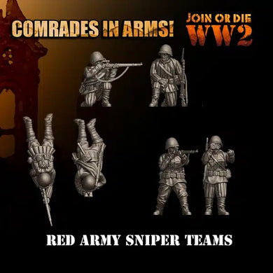 RED ARMY SNIPER TEAMS 28MM