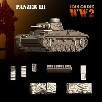 GERMAN PANZER III 28MM