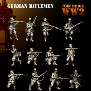 GERMAN EARLY RIFLEMEN 28MM