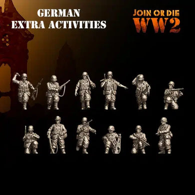 GERMAN EXTRA ACTIVITIES POSES 28MM