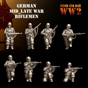 GERMAN MID-LATE RIFLEMEN 28MM