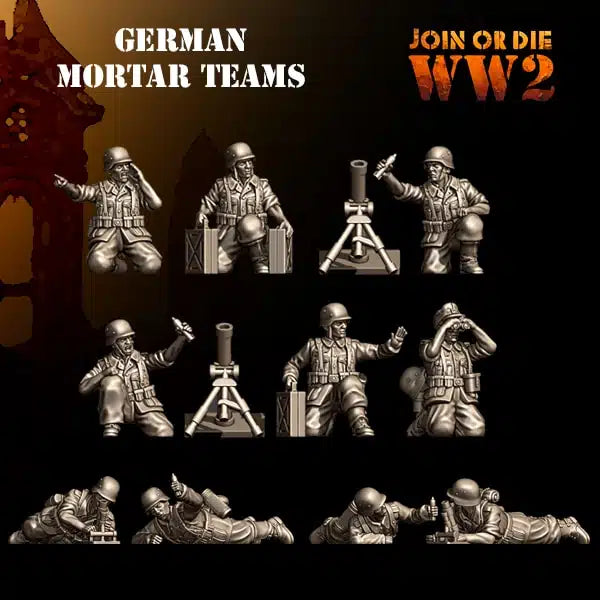 GERMAN MORTAR TEAMS 28MM