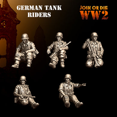 GERMAN TANK RIDERS 28MM