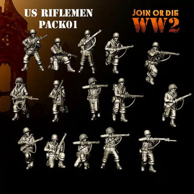 US ARMY G.I.RIFLEMEN PACK 01 28MM