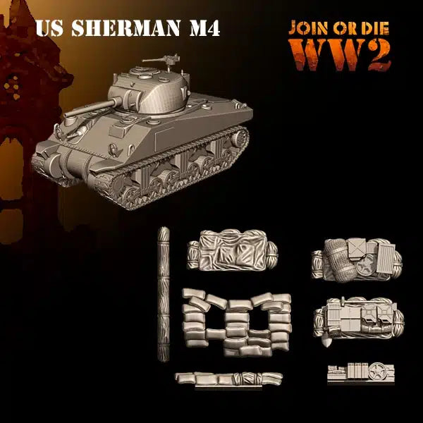 US ARMY G.I. SHERMAN M4 28MM