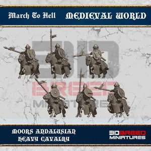 MOORS ANDALUSIAN HEAVY CAVALRY 15mm