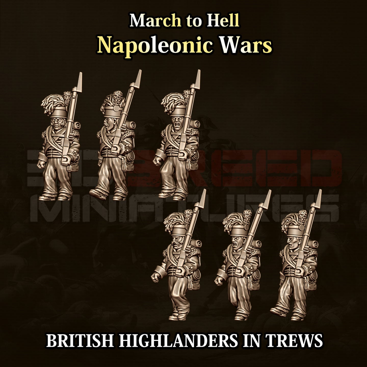 BRITISH HIGHLANDERS IN TREWS