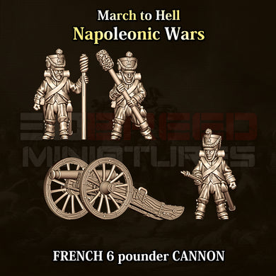 FRENCH 6 pounder CANNON