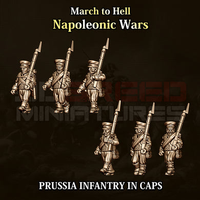 PRUSSIA INFANTRY IN CAPS