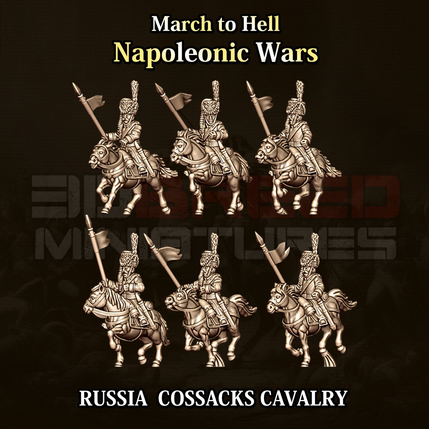 RUSSIA COSSACKS CAVALRY