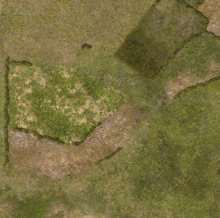 Load image into Gallery viewer, Fleece Battlemat 6x4 Fields of Glory