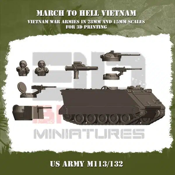 US ARMY VIETNAM M113_132 15mm
