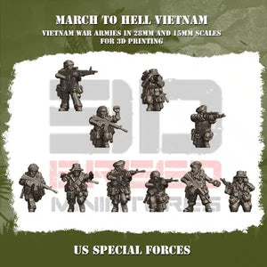 US ARMY VIETNAM SPECIAL FORCES 15mm